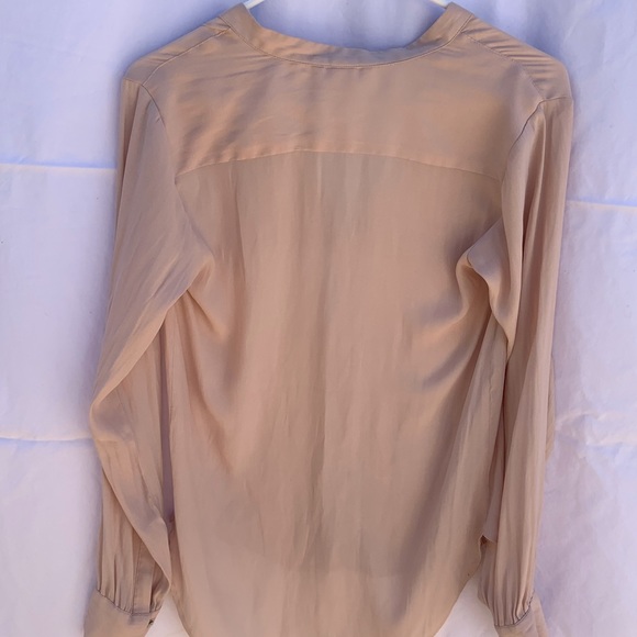 H&M Blush pink blouse size 2 - Picture 2 of 5